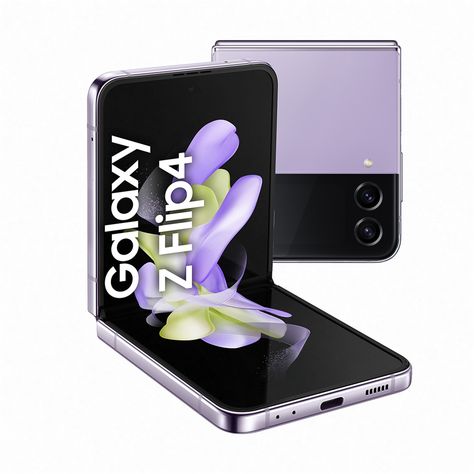 Features: Galaxy Z Flip4 *Image simulated. DESIGN - The phone that claps back COMPACT SIZE - Colourfully compact Small but mighty when folded, Galaxy Z Flip4 is a compact full- sized smartphone, and just the right size to slip in a pocket when it's time to play. *Image simulated for illustrative purposes. Actual UI may be different. FLEX CAM - Go ahead, flex on them Introducing FlexCam, a versatile, hands-free camera experience. Take advantage of your phone's agile angles to capture group sh... Bora Purple, Galaxy Z Flip 4, Z Flip 4, Bedroom Decor For Teen Girls, Flip Phone, Purple Walls, Samsung Galaxy Z Flip, Flip Phones, Galaxy Z Flip