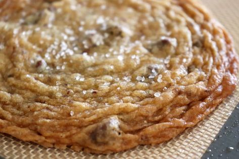 Ina Garten Chocolate Chip Cookies, Giant Crinkled Chocolate Chip Cookies, Big Chocolate Chip Cookies, Salted Chocolate Chip Cookies, Giant Chocolate Chip Cookie, Giant Cookie, Chocolate Crinkle Cookies, Chocolate Crinkles, Choc Chip Cookies