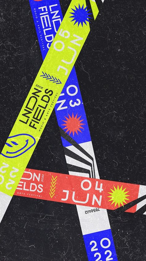 LNDN Fields | Visual Identity :: Behance Concert Branding, Wristband Design, Church Media Design, Lanyard Designs, Music Festival Poster, Church Graphic Design, Event Poster Design, Conference Design, Event Branding