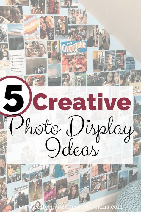 Photo Displays Ideas, How To Display 4x6 Photos Wall Ideas, Photo Organization Ideas Wall, Display Pictures On Wall, Modern Photo Display Ideas, How To Display A Lot Of Photos, Ways To Display 4x6 Photos, Temporary Photo Display, Photo Wall Collage Template