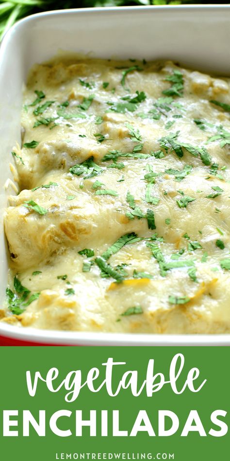 Vegetarian Cheese Enchiladas, Roasted Vegetable Recipes Meals, Veggie Chimichanga Recipe, Roasted Veggie Enchiladas, Roasted Vegetable Enchiladas, Salsa Verde Vegetarian Enchiladas, Best Vegetarian Meals Dinners, Black Bean Corn Enchiladas, Vegetarian Green Chili Enchiladas