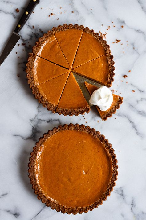 Thanksgiving Pie Recipes, Gingersnap Crust, Thanksgiving Pies, Ginger Snap, Smitten Kitchen, Holiday Meal, Pumpkin Pie Recipes, Pie Dessert, Fall Desserts