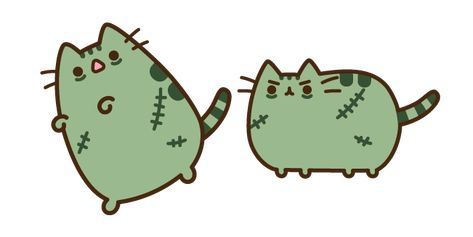 On Halloween, cute Pusheen Cat turned into a green zombie! Let's hope that the zombie cat Pusheen will turn back into a cute little kitty after the holiday Halloween. In the meantime, I suggest you enjoy this Halloween cute mouse cursor Pusheen Zombie! Mouse Cursor Aesthetic, Pusheen Pfp, Zombie Banner, Halloween Pusheen, Pusheen Halloween, Zombie Icon, Zombie Cute, Kawaii Zombie, Zombie Comic