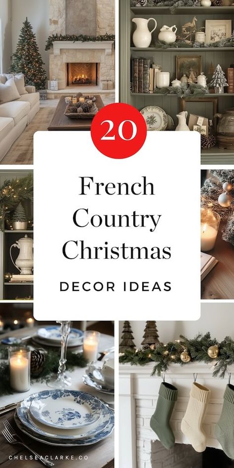 Why French Country Christmas Decor is Perfect for the Holidays There’s something about French country decor that just screams elegant and cozy, and that makes it perfect for Christmas. The style focuses on creating a warm, inviting atmosphere with natural elements, soft colors, and a mix of vintage and modern pieces. Imagine walking into a room with a beautifully understated tree, soft lighting from candles and fairy lights, and elegant touches like brass ornaments and linen tablecloths. Focus Red Buffalo Check Christmas Decor, Elegant Classic Christmas Decor, French Inspired Christmas Decor, Christmas Decor French Country, Country Chic Christmas Decor, French European Decor, Tasteful Christmas Decor, French Country Fashion, French Christmas Decorations