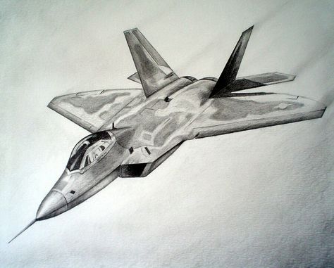 F22 Raptor F22 Raptor Tattoo, F22 Tattoo, F22 Drawing, Fighter Planes Drawing, F22 Raptor Drawing, Fighter Plane Tattoo, Planes Drawing, Fighter Planes Art, Airplane Sketch