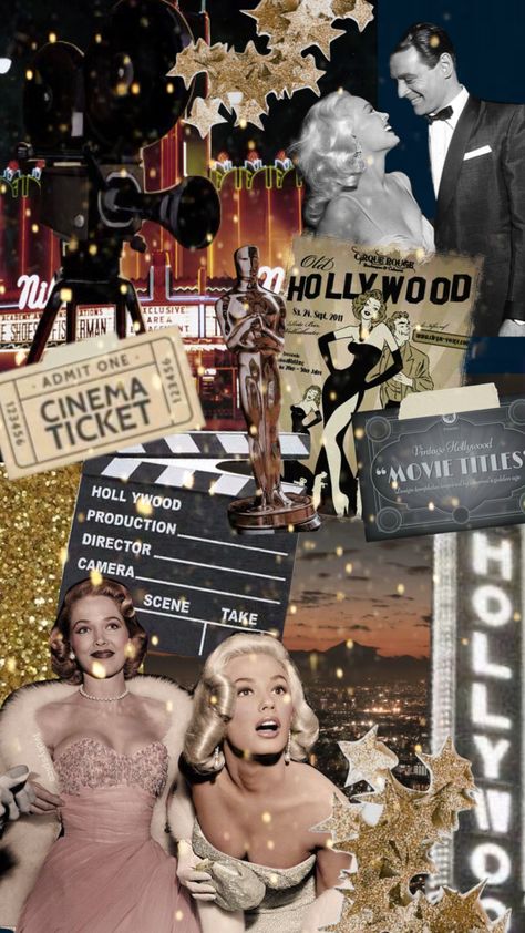 #aesthetic #vintage #collage #hollywood #moodboard Vintage Hollywood Prom, Vintage Hollywood Party, Hollywood Glamour Party, Old Hollywood Prom, Old Hollywood Party, Old Hollywood Theme, Old Hollywood Aesthetic, Hollywood Birthday Parties, Hollywood Birthday