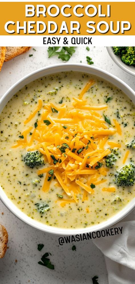 A rich serving of Broccoli Cheese Soup in a rustic bowl, emphasizing the Best Broccoli Cheese Soup recipe with a sprinkle of cheese.