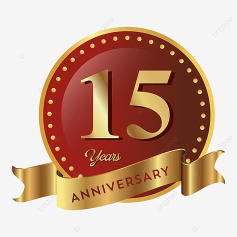 15 Year Wedding Anniversary, Free Photoshop Text, Success Pictures, Badge Icon, 15 Year Anniversary, Graphic Design Business Card, Work Anniversary, Anniversary Logo, Flyer And Poster Design