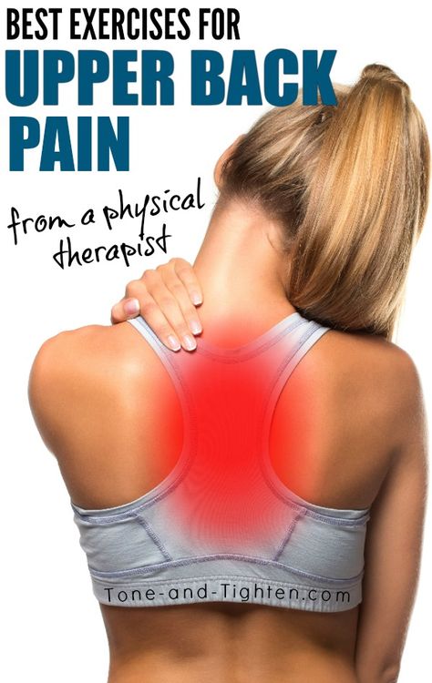 Thoracic Spine Pain | Upper Back Exercises From A Physical Therapist Exercises For Upper Back Pain, Exercises For Upper Back, Upper Back Exercises, Middle Back Pain, Spine Pain, Physical Therapy Exercises, Back Pain Remedies, Upper Back Pain, Lower Back Pain Relief