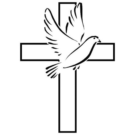 Nice simple dove in front of the cross. Color: Black. Tags: First, Easy Cruz Vector, Dove Tattoo Meaning, Cross With Dove, Dove Svg, Nyt Recipes, Cross Tattoo Meaning, Dove Tattoo Design, Cross Clipart, Cross Silhouette