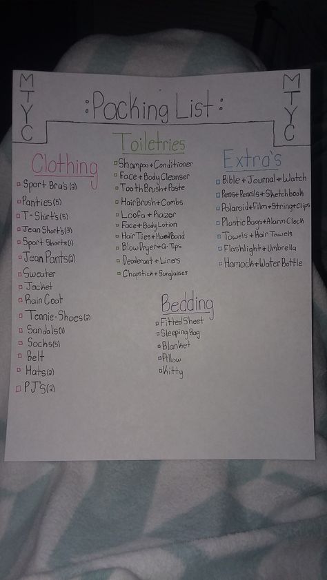 Things To Pack For Boarding School, Camp Trip Packing List, Gaeltacht Packing List 3 Weeks, Things For Camping Packing Lists, Packing List For Sleepaway Camp, Summer Packing List 2 Weeks, Packing List Summer Camp, What To Take Camping Packing Lists, Packing List Week Trip