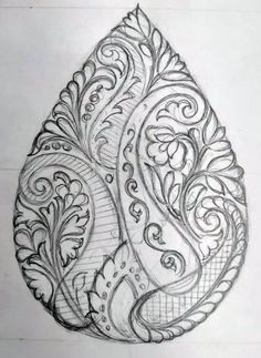 Design On Paper, Aari Design, Tattoo Zeichnungen, Flower Drawing Design, Border Embroidery Designs, Pola Sulam, Embroidery Neck Designs, Embroidery Flowers Pattern, Embroidery Motifs