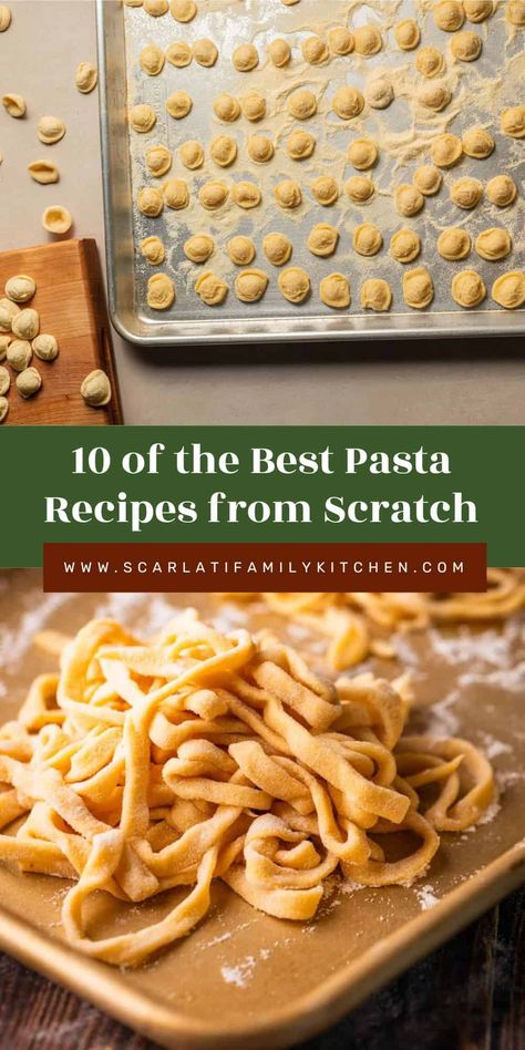 Bring your family and friends together in the kitchen with Homemade Pasta and Noodles Recipes. Learn how to make Potato Gnocchi, Hand Rolled Tuscan Pici Pasta, and more! How To Make Pasta From Scratch With Kitchen Aid, Homemade Sourdough Pasta, Homemade Basic Foods, Homemade Pasta Ideas, Pici Pasta Recipes, Pasta Noodle Recipes Homemade, Homemade Shell Pasta, Homemade Italian Pasta Recipes, Best Homemade Pasta Recipe