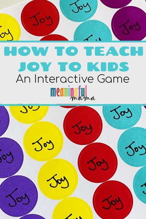 How to Teach Kids About Joy Games About Joy, Joy Object Lesson For Kids, Fruit Of The Spirit Joy Craft For Kids, Children’s Ministry Activities, Joy Crafts For Kids, Children’s Church Activity, Joy Activities For Kids, Joy Crafts For Kids Sunday School, Joy Activities