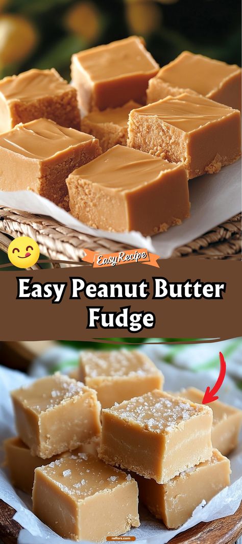 Dive into the creamy, dreamy texture of this homemade Peanut Butter Fudge. With its rich, melt-in-your-mouth goodness, it's a simple yet irresistible treat for any peanut butter lover. #PeanutButterFudge #SweetTreat #HomemadeFudge Melt In Your Mouth Peanut Butter Fudge, Marshmellow Peanutbutter Fudge, Choc Peanut Butter Fudge, Pb Fudge Easy, Peanut Butter Chocolate Fudge Easy, Peanut Butter Fudge With Frosting, Easy Peanut Butter Fudge 3 Ingredients, Creme Drop Fudge, Peanut Butter Fudge With Condensed Milk