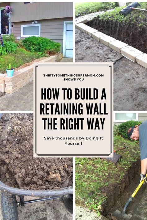 Working on home improvement projects yourself can save you thousands of dollars when done right. With these tips, you can learn how to build a retaining wall the right way in just one afternoon.