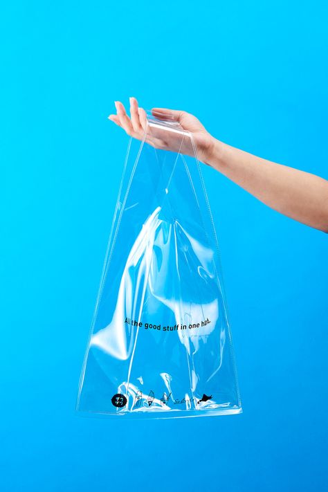 ZAKUZAKU Transparent Bag on Behance Clear Bag Packaging, Backpack Designs, Transparent Backpack, Pr Kit, Promotional Bags, Clothing Packaging, Pouch Packaging, Business Packaging, Transparent Paper