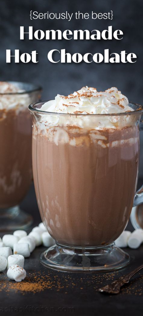 How To Make Best Hot Chocolate, Best Ever Hot Chocolate Recipe, Hot Chocolate With Chocolate Bar, Homade Hot Chocolate Recipe Homemade, Hot Chocolate Recipes With Chocolate Bar, Old Fashion Hot Cocoa Recipe, Easy Homemade Hot Cocoa, Hot Chocolate On The Stove, Creamy Hot Cocoa Recipe