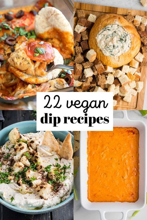 Recipes For Game Day, Vegan Dip Recipes, Vegetarian Dip, Vegan Chips, Vegan Apps, Vegan Appetizers Recipes, Vegan Potluck, Homemade Jerky, Vegan Dips