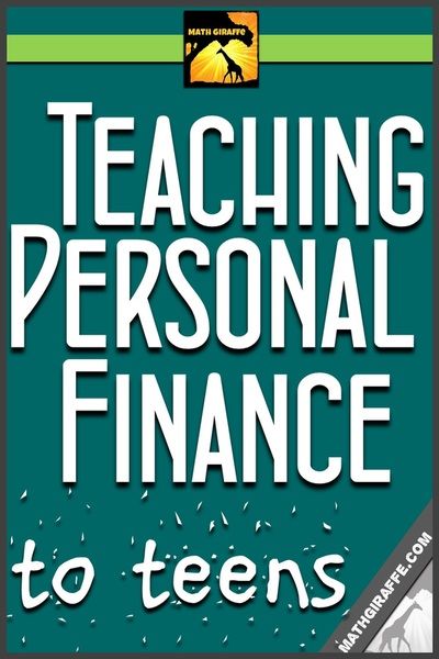 Financial Literacy Lessons, Consumer Math, Finance Lessons, Personal Finance Lessons, Family And Consumer Science, Teen Fun, Math Methods, Teaching High School, High School Math