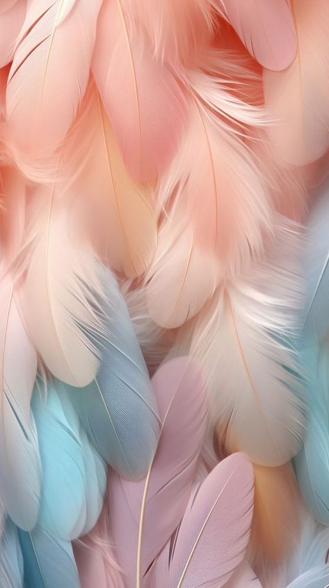 Feathers backgrounds feather pattern. AI generated Image by rawpixel. | premium image by rawpixel.com / Sasi I Phone Pink Wallpaper, Swan Iphone Wallpaper, Fluffy Wallpaper, Feathers Aesthetic, Feather Aesthetic, Kawaii Phone Wallpaper, Colourful Feathers, Iphone Wallpaper Pink, Feathers Wallpaper