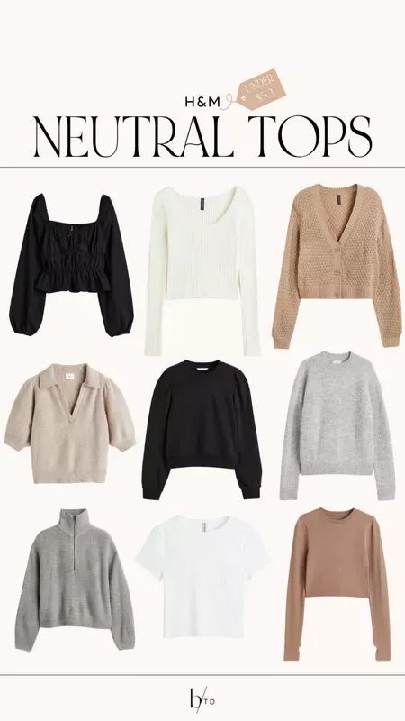 Essential Tops Wardrobe, Neutral Color Clothes For Women, Outfits With Neutral Colors, Neutral Tops Outfit, Neutral Color Outfits Women Casual, Neutral Winter Outfits Women, Sweater Weather Aesthetic Outfits, Outfit Ideas For Winter Cold Weather, Winter Outfit Ideas For Women Cold