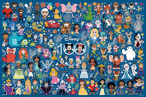 Disney Cute Wallpapers, Every Disney Character, Disney All Characters, Disney 100 Wallpaper, Disney Wallpaper Collage, Disney Character Collage Drawing, Disney 100th Anniversary Wallpaper, Disney Characters Collage, Disney 100