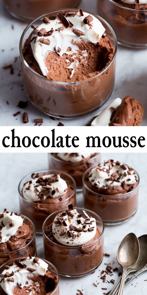 Easy Chocolate Mousse, Dessert Mousse, Chocolate Mousse Recipe, Mousse Dessert, Oreo Dessert, Mousse Recipes, Chocolate Dessert Recipes, Cooking Classy, Hot Fudge