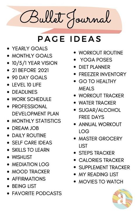 Lifestyle Journal Ideas, Bujo Lists Ideas, Bullet Journal Ideas Pages Daily Planner, Index Bullet Journal Ideas, Journaling For Beginners Get Started, Bullet Journal Ideas How To Start A, What To Put In A Bullet Journal, Bujo Starting Page Ideas, Journal Contents Page