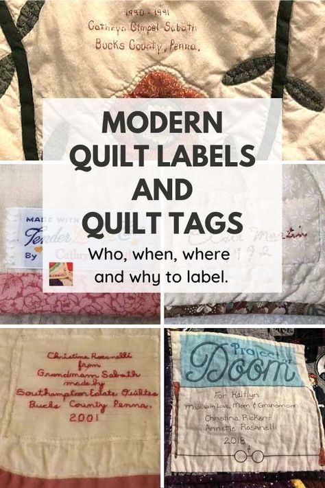 How To Label A Quilt, Quilting Name Tags, Labels For Quilts Ideas, Quilt Tags Labels, Printable Quilt Labels Free, Quilting Labels Ideas, How To Make A Quilt Label, Quilt Name Tag Ideas, Quilt Tags Labels Diy