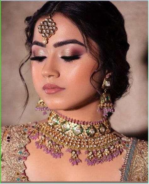 Bridal Makeup For Indian Brides, Wedding Makeup For Brown Eyes Indian, Eye Makeup For Bride Indian, Diwali Makeup Ideas, Makeup Ideas For Indian Wedding, Engagement Eye Makeup Indian, Bridal Eye Makeup Indian Eyeshadows, Makeup Look For Indian Wedding, Eye Makeup For Indian Wedding