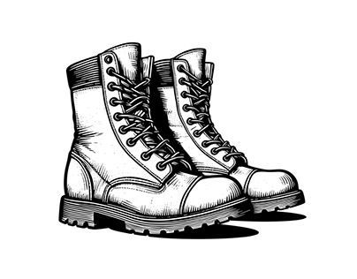 Check out new work on my @Behance profile: "Boots SVG" http://be.net/gallery/189474437/Boots-SVG Work Boots Drawing, Boots Inktober, Boots Sketch, Boots Tattoo, Boot Drawing, Boots Illustration, Boots Drawing, Boots Svg, Steel Boots