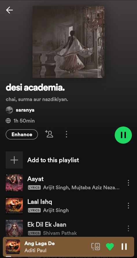 Bollywood Dark Academia, Best Hindi Playlist, Indian Spotify Playlist Covers, Indian Spotify Playlist Names, Desi Songs Playlist, Spotify Punjabi Playlist Covers, Spotify Playlist Names Bollywood, Bollywood Item Songs Playlist Cover, Indian Playlist Cover