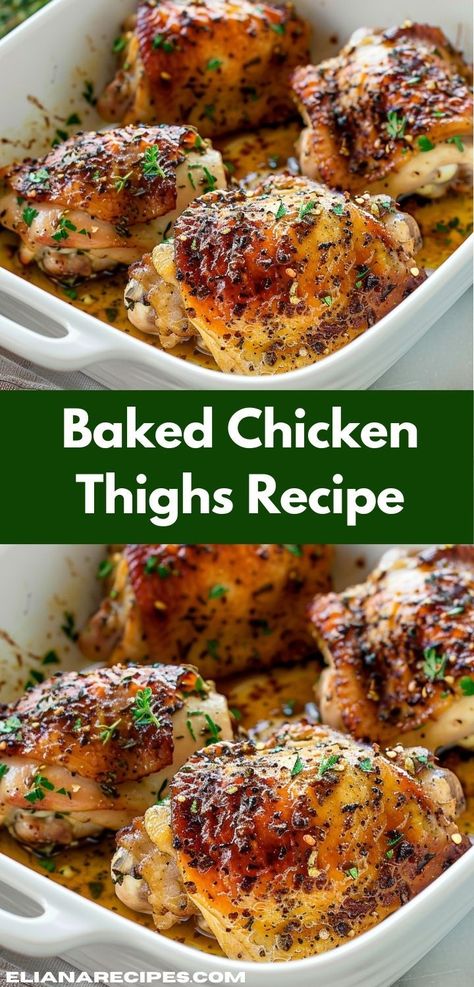 Searching for dinner ideas with chicken? Our Baked Chicken Thighs Recipe is an excellent choice! This easy chicken recipe is perfect for family dinners or entertaining guests. Chicken Thigh Dinner Recipes, Dinner Gathering, Easy Chicken Recipe, Juicy Baked Chicken, Food Sensitivity, Chicken Thighs Recipe, Thighs Recipe, Sunday Dinners, Easy Chicken Thigh Recipes