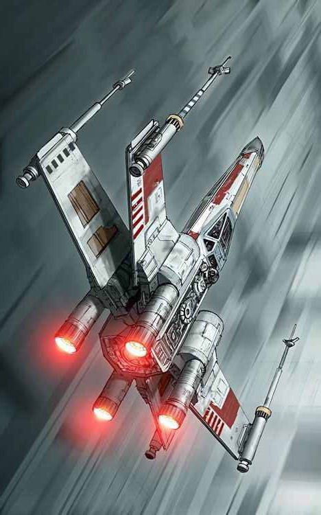 X Wings Star Wars, X Wing Drawing Star Wars, X Wing Art, Star Wars Fighter Ships, Starwars X Wing, X Wing Wallpaper, Star Wars Aircraft, Xwing Starwars, X Wing Star Wars