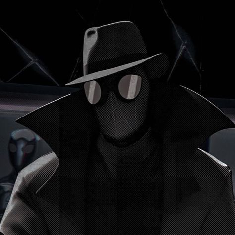 Noir Spiderman Pfp, Spiderman Noir Aesthetic, Spider Man Noir Aesthetic, Spider Man Noir Pfp, Spiderman Noir Pfp, Spidernoir Pfp, Spider Noir Aesthetic, Spidernoir Icon, Spider Noir Without Mask