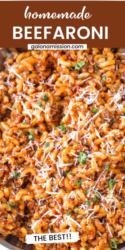 What To Do With Macaroni Noodles, Macaroni Beef Recipes, Long Macaroni Recipes, Beefaroni Recipe Easy, Crockpot Beefaroni, Beefaroni Casserole, Beefaroni Recipe Homemade, Easy Beefaroni Recipe, Homemade Beefaroni Recipe