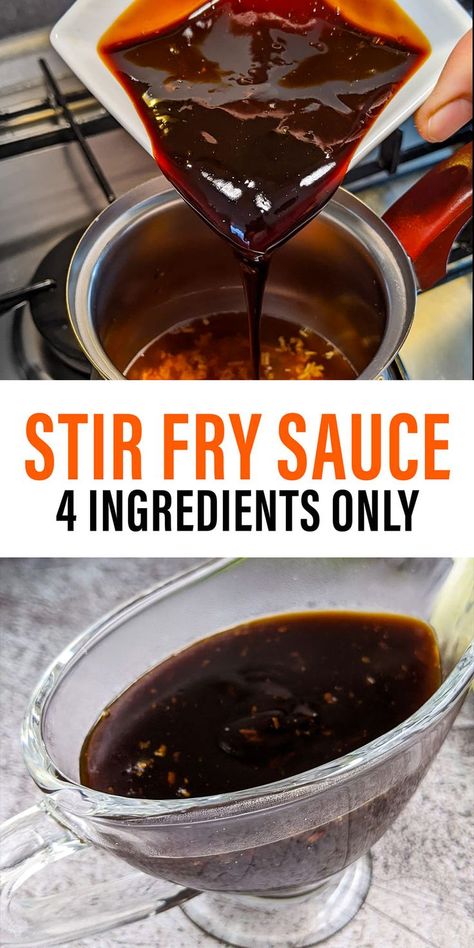 Simplify your dinner routine with this quick and easy stir fry sauce. Made with teriyaki, broth, garlic, and starch, it's a foolproof way to add flavor to any stir-fry dish. Healthy Stir Fry Sauce, Gluten Free Stir Fry, Stir Fry Sauce Easy, Fajita Seasoning Recipe, Homemade Stir Fry Sauce, Stir Fry Sauce Recipe, Homemade Stir Fry, Vegan Stir Fry, Healthy Stir Fry