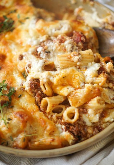 Ina Garten’s Pastitsio Pastitsio Recipe Ina Garten, Ina Garten's Pastitsio, Ina Garten Pastitsio Recipe, Pastitsio Ina Garten, Pasta With Meat, Pasta Bakes, Ina Garten Recipes, Italian Recipe, Minced Meat