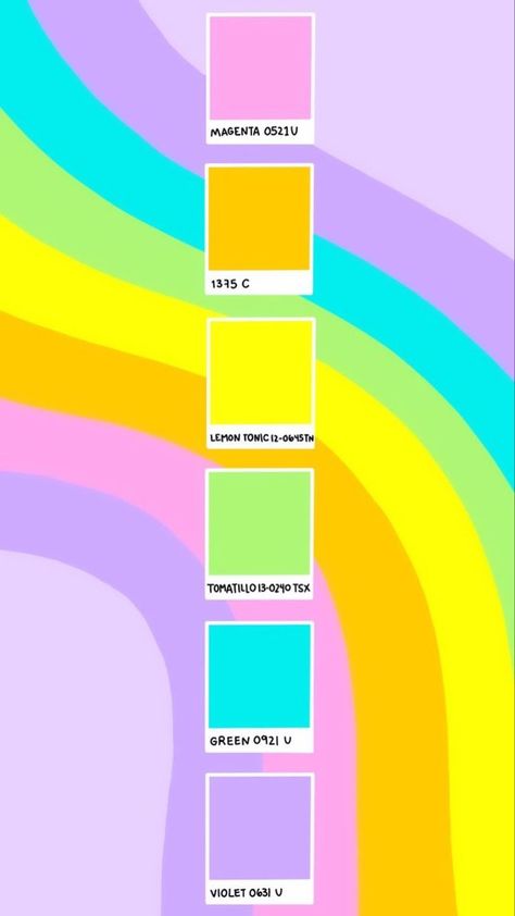 Organisation, Retro Color Palette Pastel, Pastel Halloween Palette, Funfetti Color Palette, Color Pallettes Aesthetic Pastel, Candy Shop Color Palette, Bright Rainbow Color Palette, Cookie Aestethic, Fun Color Pallets