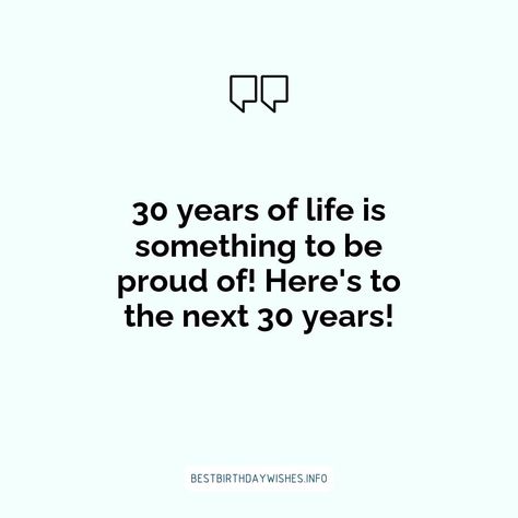 Turning 30 is a milestone birthday, and what better way to commemorate the occasion with some inspiring words? Whether you’re looking for a funny or h... | # #BirthdayWishes Check more at https://www.ehindijokes.com/30th-birthday-wishes-inspiring-quotes/ 30th Birthday Quotes Turning 30, Turning 30 Quotes, 30th Birthday Quotes, 30th Birthday Wishes, Grateful Quotes, Turning 30, Inspiring Words, 2025 Vision, Milestone Birthday