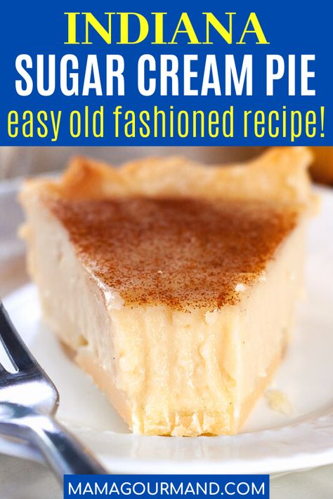 Hoosier Pie, Sugar Cream Pie Recipe, Gluten Free Flours, Sugar Cream Pie, Favorite Pie Recipes, Gluten Free Pie Crust, Easy Pie Recipes, Gluten Free Pie, Dessert Simple