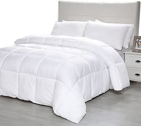 White Down Comforter, King Size Blanket, Down Alternative Comforter, Premium Hotel, Down Comforters, Comforter Bedding Sets, Quilt Comforter, Bed In A Bag, Quilted Duvet