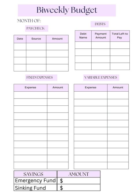 Biweekly Budget Template Budget Planners Budget Template - Etsy free2024planner #christianplanner🌺 Budgeting Finances Biweekly, Budgeting Sheets Printable, Good Notes Budget Template, Budgeting Template Free, Budgetting Template, Budget Sheets Templates, Monthly Budget Printable Free Templates, Biweekly Paycheck Planner, Budgeting Finances Template