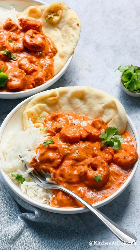 Makhani Sauce, Indian Shrimp, Butter Prawn, Buttered Shrimp Recipe, Shrimp Curry, Prawn Curry, Curry Shrimp, Butter Shrimp, Shrimp Recipes Easy