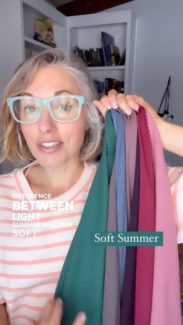 Colour Me Beautiful Summer, Light And Cool Color Palette, Color Guru Calm Summer, Muted Cool Colors, Best Hair Colors For True Summer, Color Season Summer, Soft Summer Basics, Summer Clear Color Palette, Capsule Wardrobe For Soft Summer