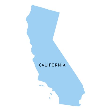 California state plain map #AD , #spon, #AFF, #state, #plain, #map, #California Outline Of California Tattoo, California Map Aesthetic, State Of California Outline, Map California, Map Of California, California Colors, California State Flag, Map Signs, Modern Art Canvas Painting