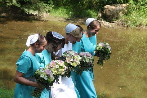 Amish Wedding | Amish Country and A Wedding Mennonite Wedding, Amish Wedding, Amish Dress, Holmes County Ohio, Church Fellowship, Amish Culture, Plain People, Amish Community, Purple Wedding Dress