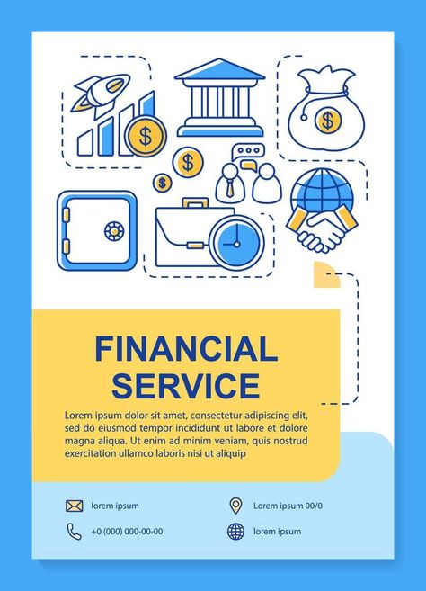 Financial Design, Counseling Posters, Service Poster, Financial Counseling, Advertising Flyers, Banking Industry, Brochure Template Layout, Page Layouts, Wallpaper Doodle