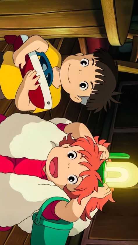 Porofile Set, Ponyo Screen Caps, Ponyo Wallpapers, Ponyo Studio Ghibli, Ponyo Anime, Ghibli Ponyo, Personajes Studio Ghibli, Studio Ghibli Background, Studio Ghibli Characters